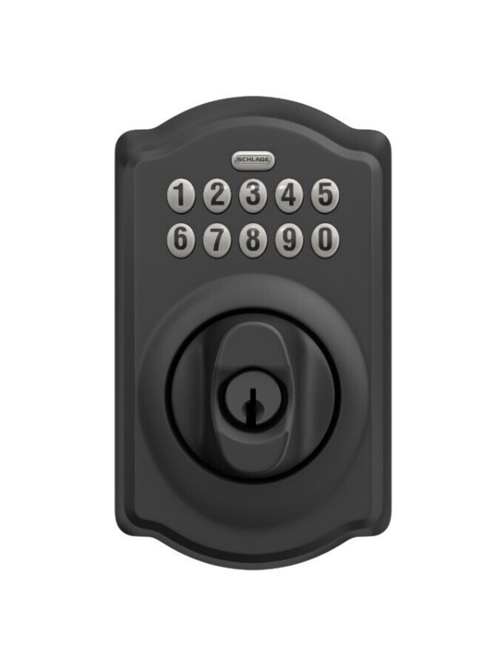 Schlage BE365 CAM 622 Keypad Electronic Deadbolt - Matte Black